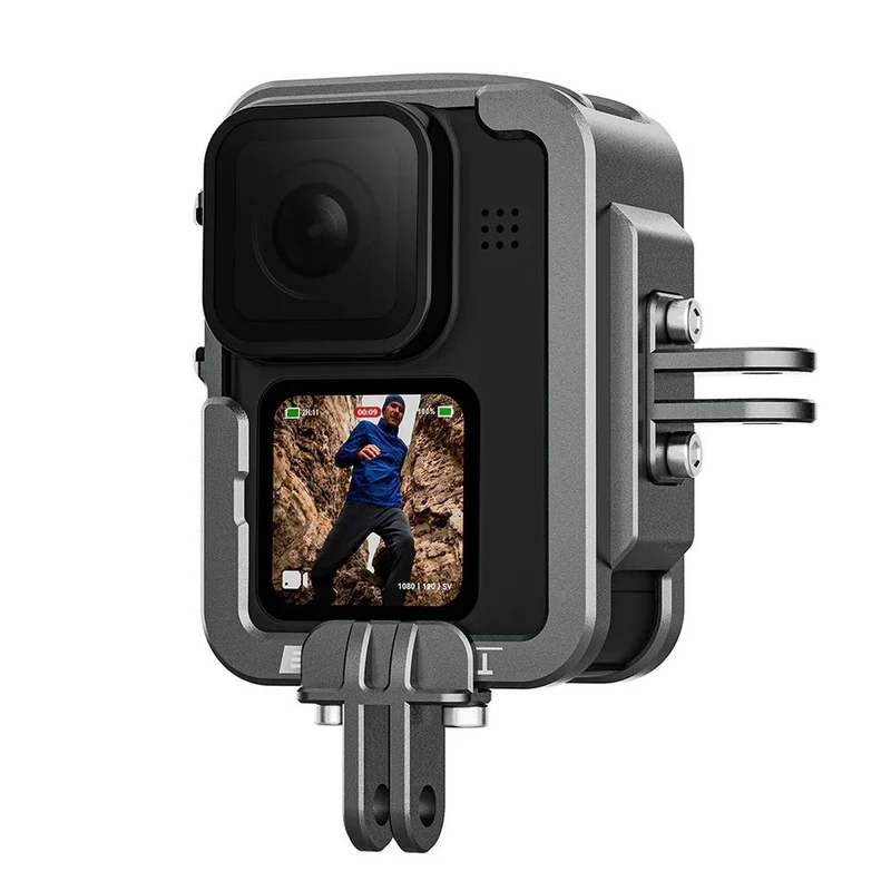 Telesin Cage en métal pour GoPro 9/10/11/12, horizontal+vertical