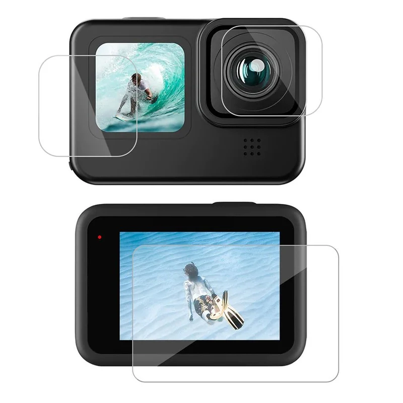 Telesin Protection d'écran en verre trempé pour GoPro 9/10/11/12
