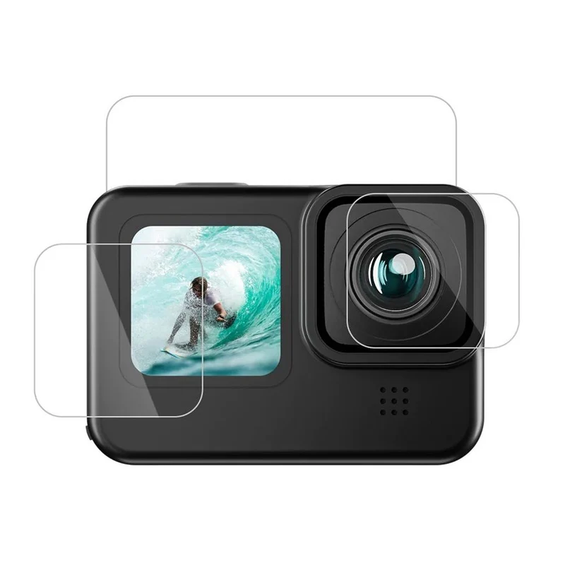 Telesin Protection d'écran en verre trempé pour GoPro 9/10/11/12