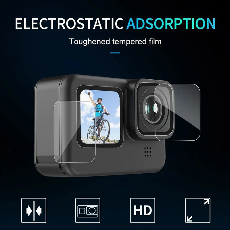 Telesin Protection d'écran en verre trempé pour GoPro 9/10/11/12