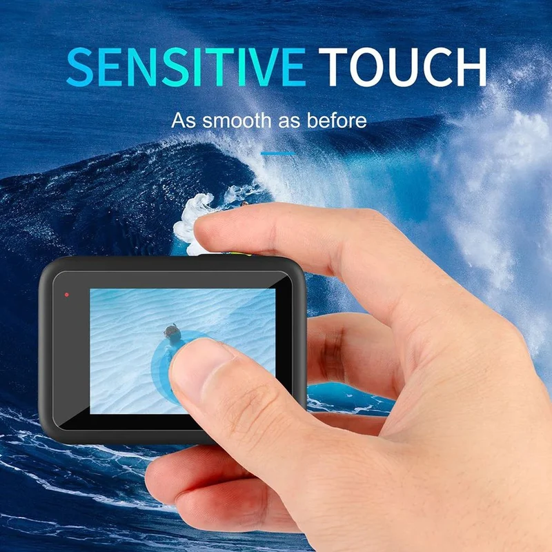 Telesin Protection d'écran en verre trempé pour GoPro 9/10/11/12
