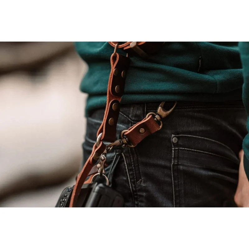The Hantler Ancre de ceinture noir / laiton