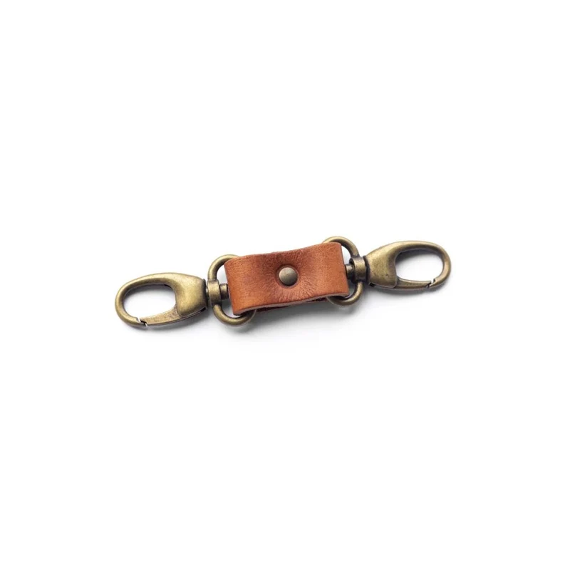 The Hantler Ancre de ceinture Cognac / Vieil argent