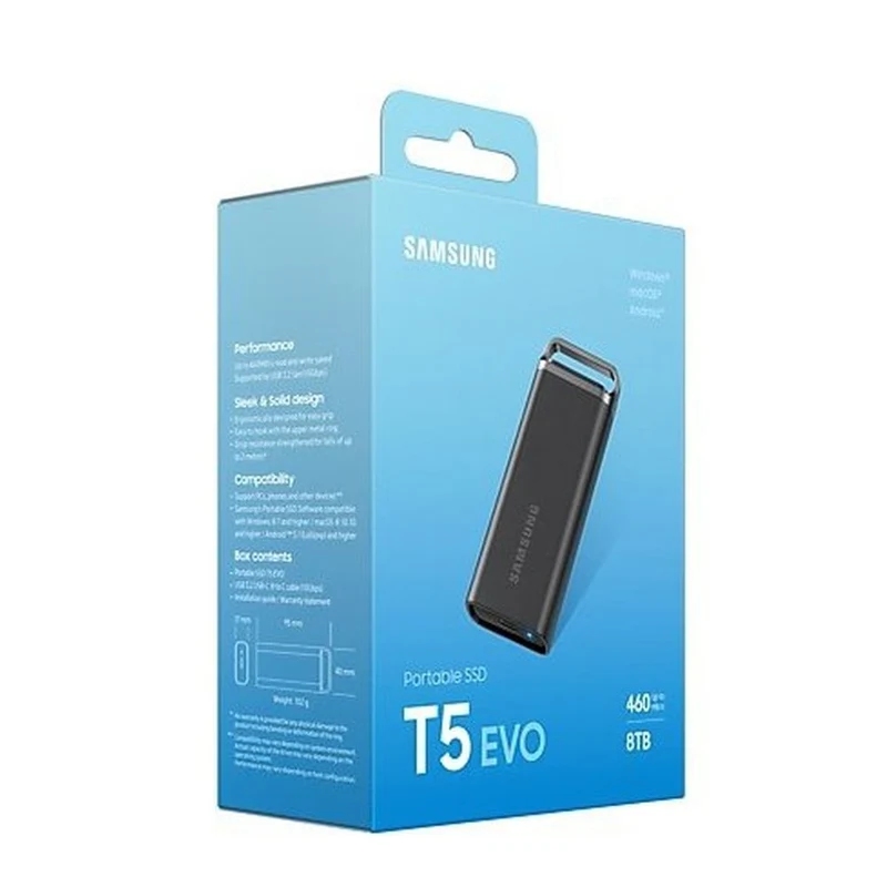 Samsung Portable SSD T5 EVO 8TB noir
