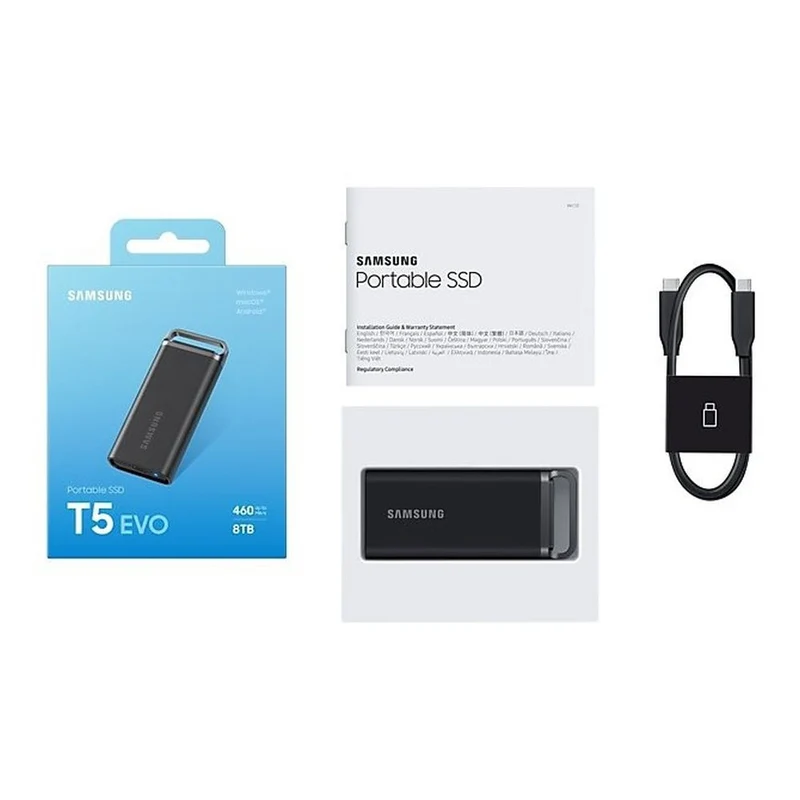 Samsung Portable SSD T5 EVO 8TB noir