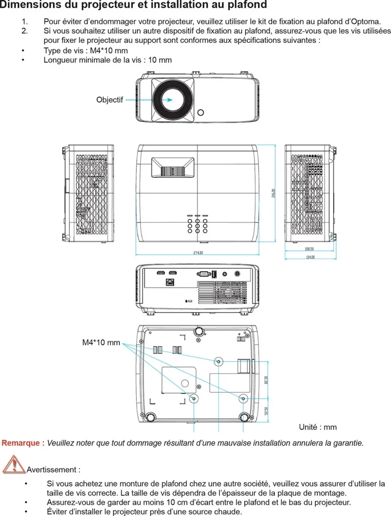 Optoma ZH462