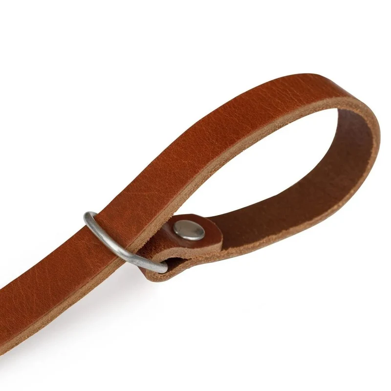 The Hantler Bracelet - attache rapide Cognac / argent