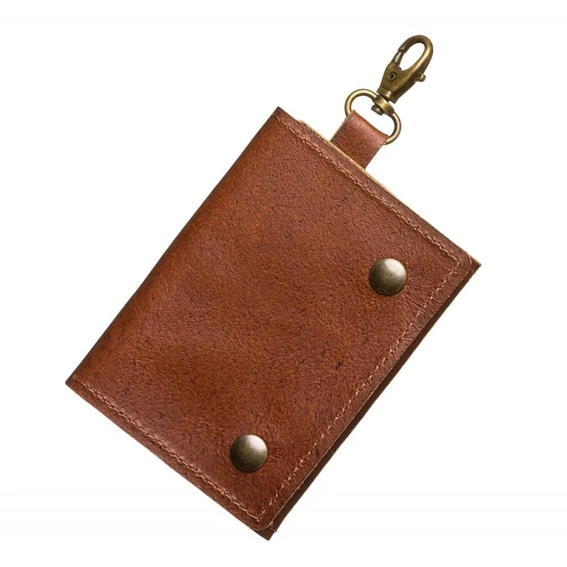 The Hantler Porte-cartes mémoire Brun whisky / Laiton, 6x SD