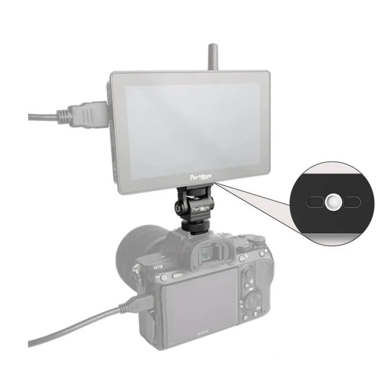 Portkeys MH-2 Support de moniteur avec broches de positionnement