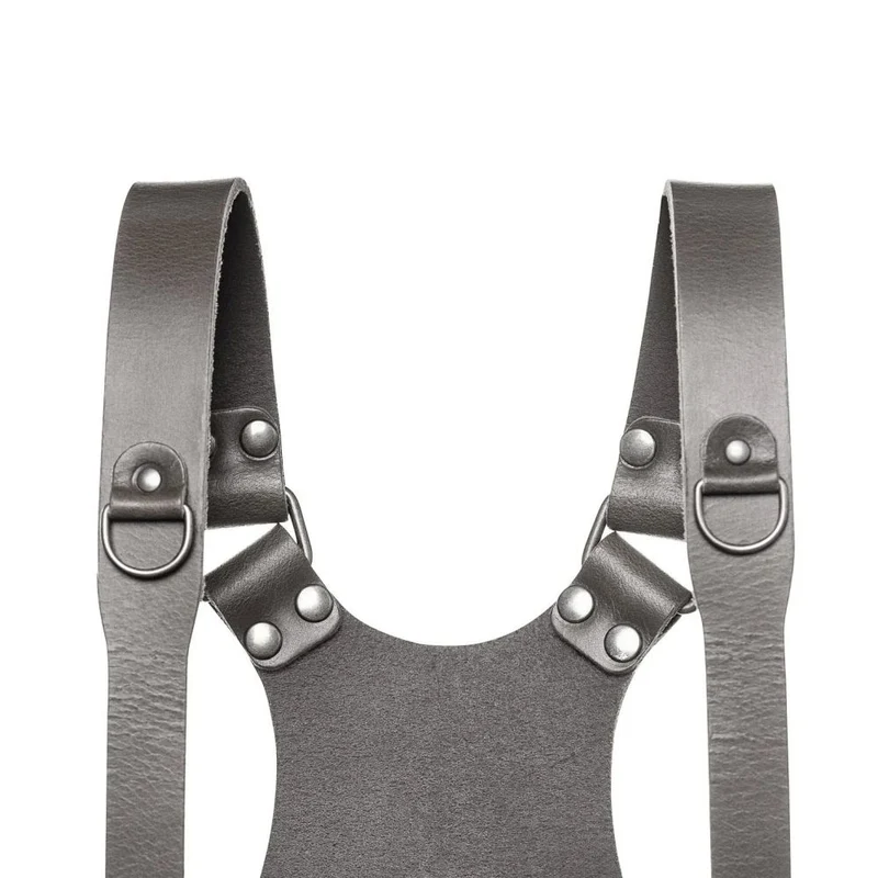 The Hantler Dual Harnais appareil photo gris pierre / vieil argent, grand
