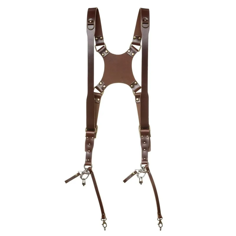 The Hantler Dual Harnais appareil photo Brandy / Brass, Regular