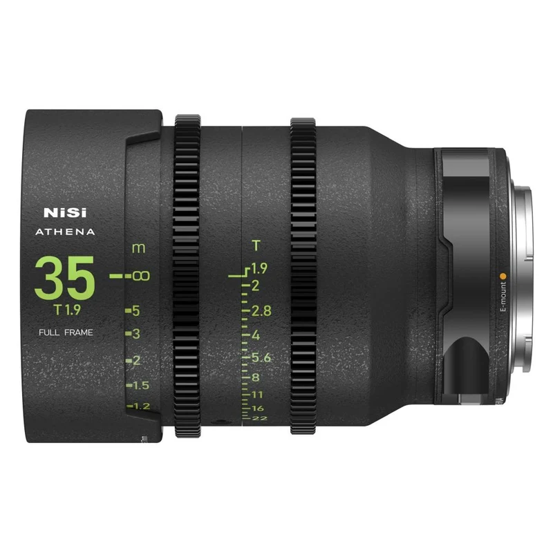 NiSi 35mm T1.9 (E-mount) ATHENA PRIME objectif cinéma plein cadre