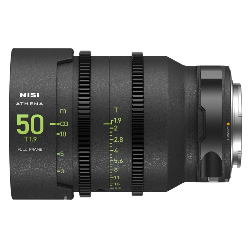 NiSi 50mm T1.9 (E-mount) ATHENA PRIME objectif cinéma plein cadre