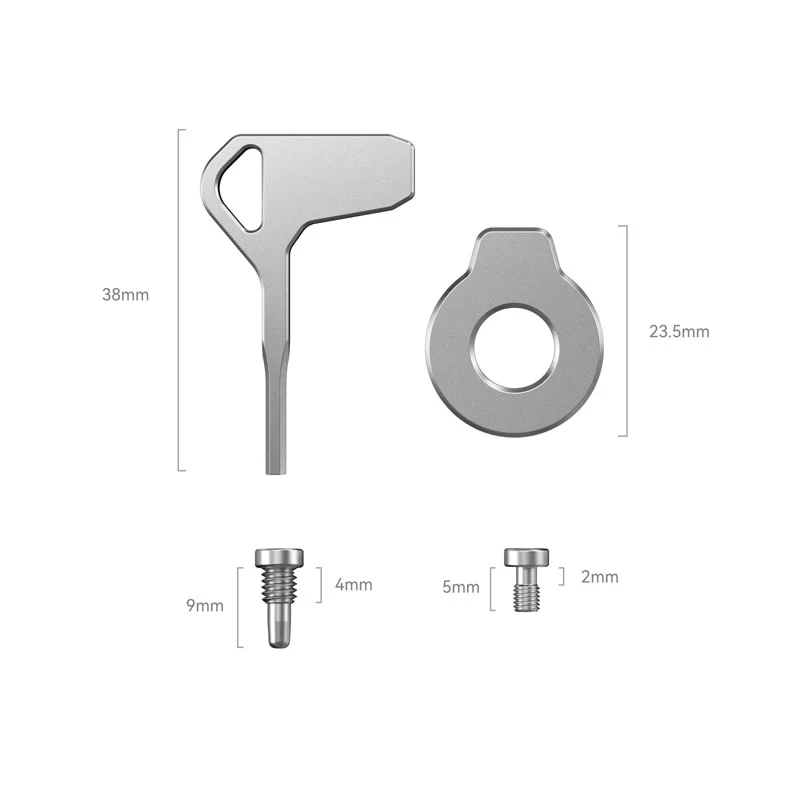 SmallRig 4385 Jeu de vis en acier inoxydable avec tournevis