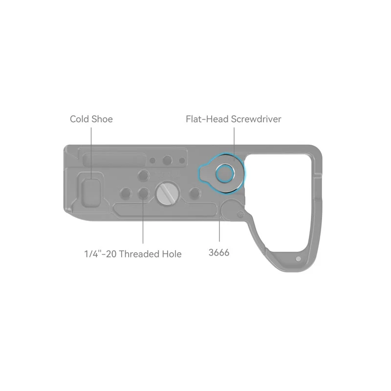 SmallRig 4385 Jeu de vis en acier inoxydable avec tournevis
