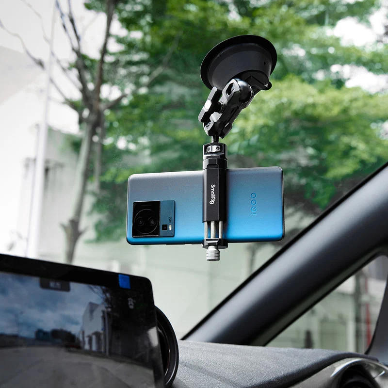 SmallRig 4275 Kit de support portable à ventouse pour caméras d'action/téléphones portables SC-1K