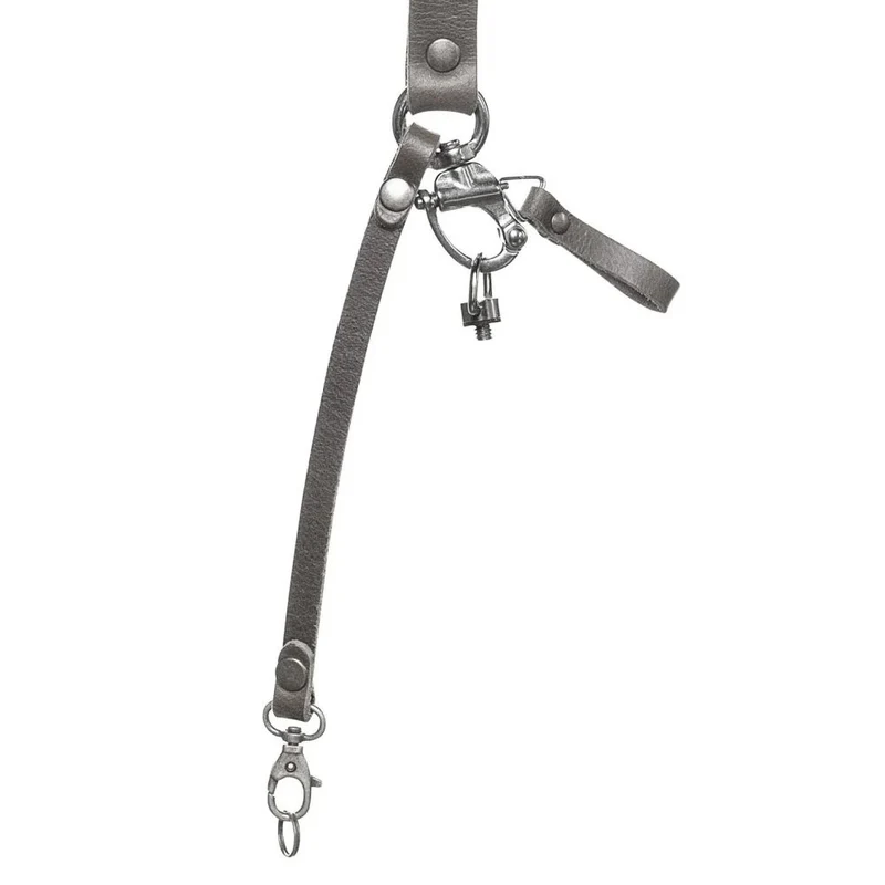 The Hantler Harnais à double caméra Stone Gris / Laiton, Regular