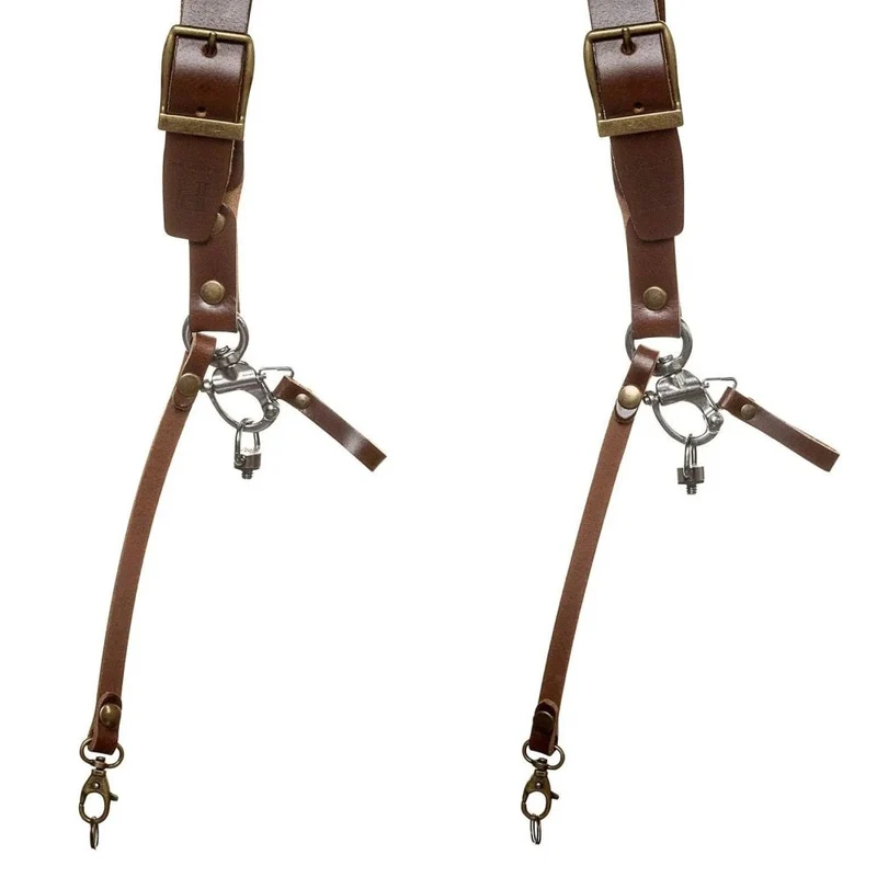 The Hantler Dual Harnais appareil photo Brandy / Old Argent, Regular