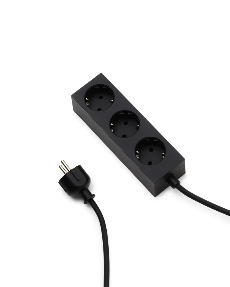 Pedestal Power Bar Noir (5 m)