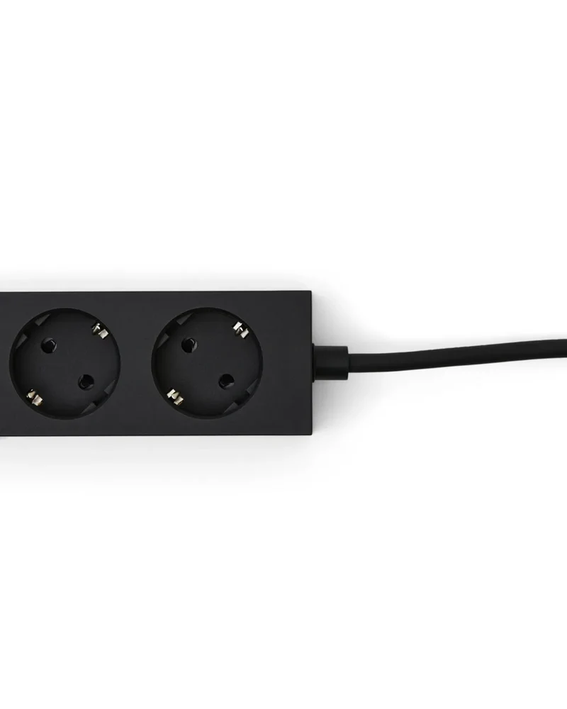 Pedestal Power Bar Noir (5 m)