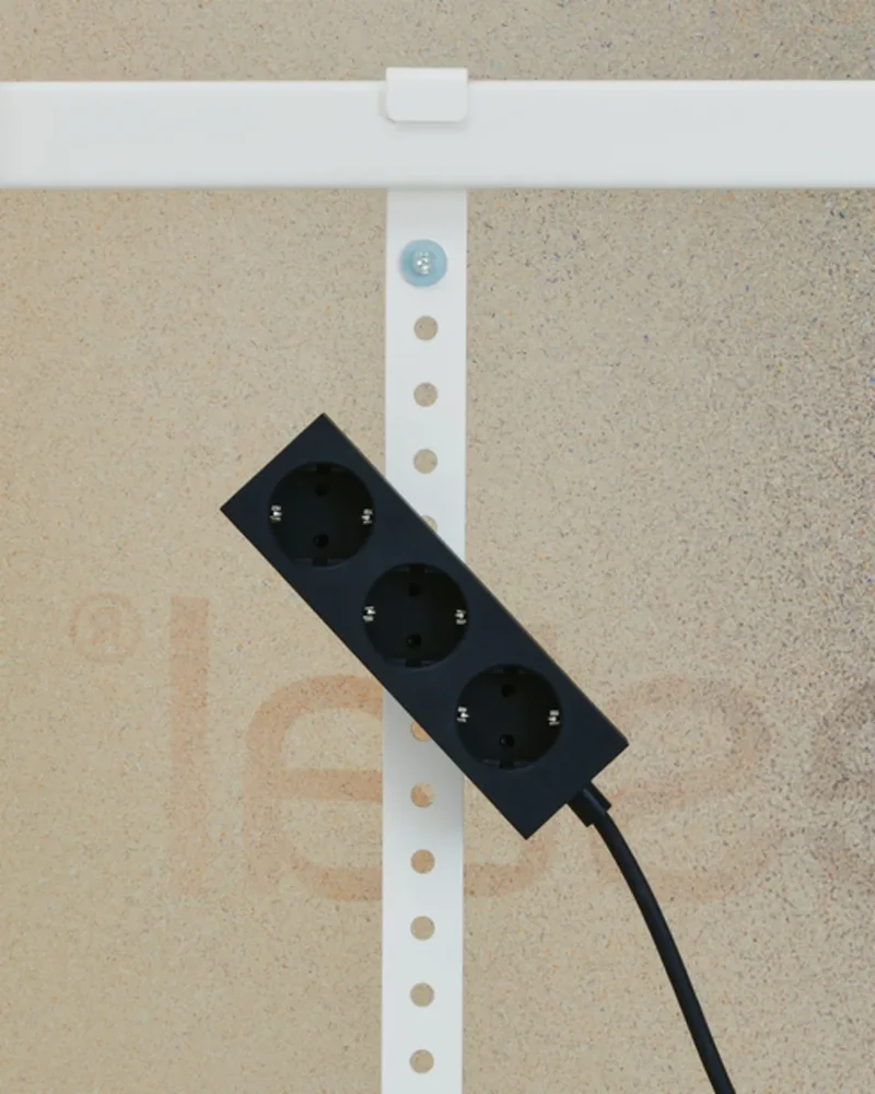 Pedestal Power Bar Noir (5 m)