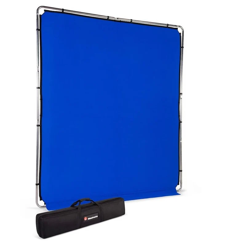 Manfrotto EzyFrame Fond 2 x 2.3m Chroma Clé bleu