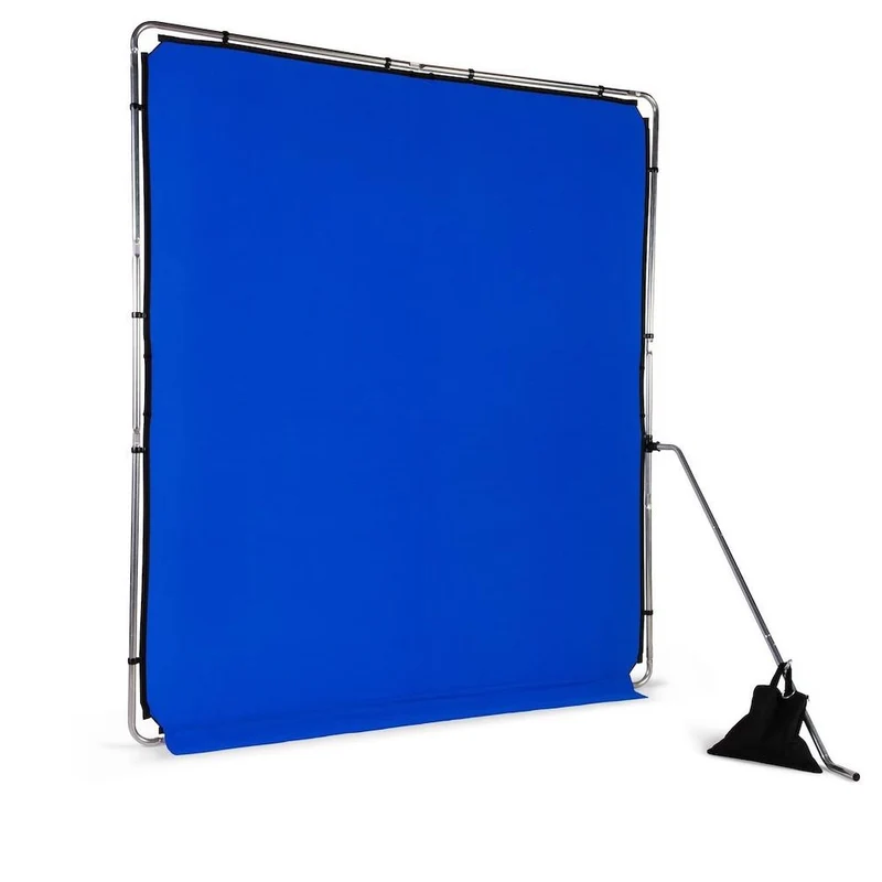 Manfrotto EzyFrame Fond 2 x 2.3m Chroma Clé bleu