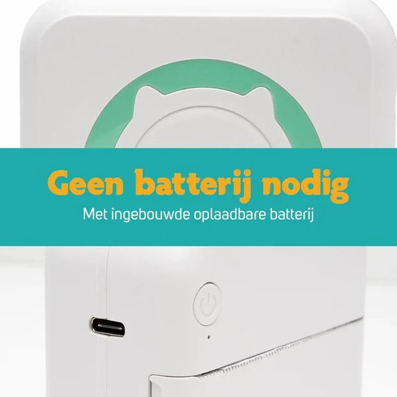 Pora&Co Mini imprimante photo pour smartphone, verte