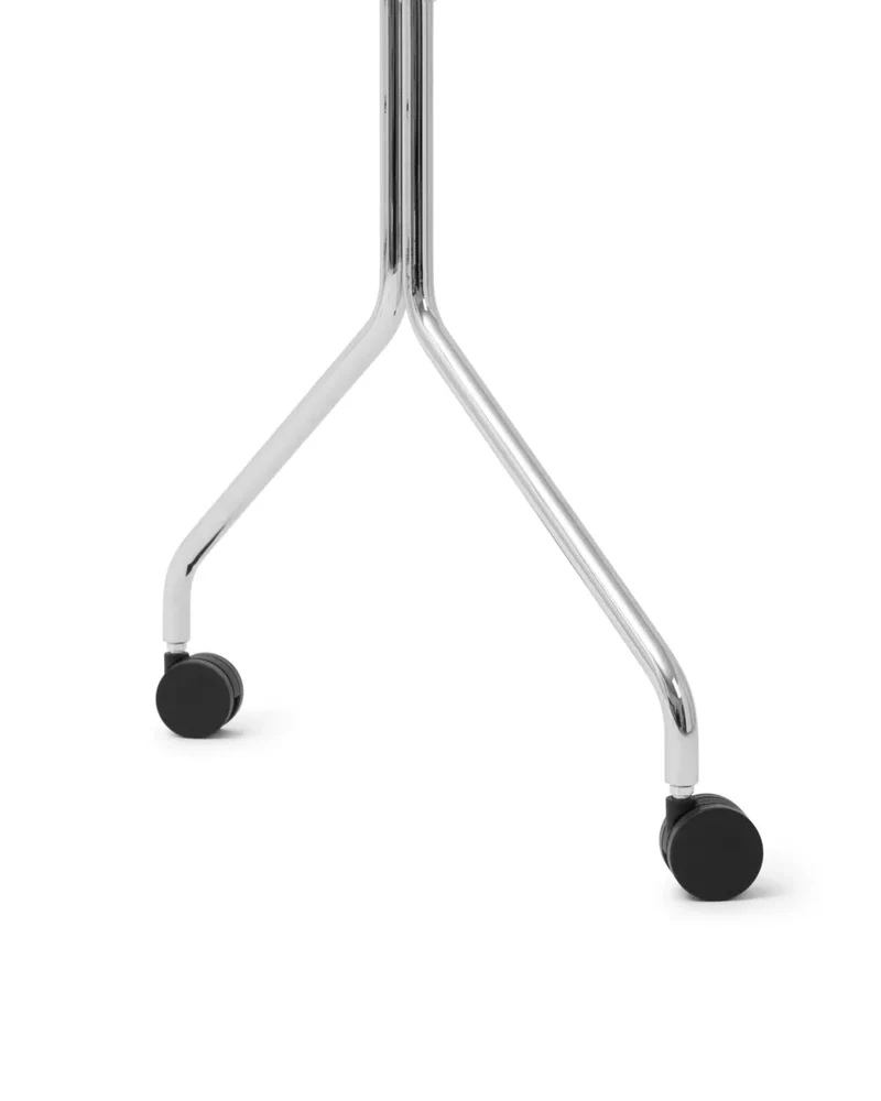 Pedestal Moon Rollin Chrome