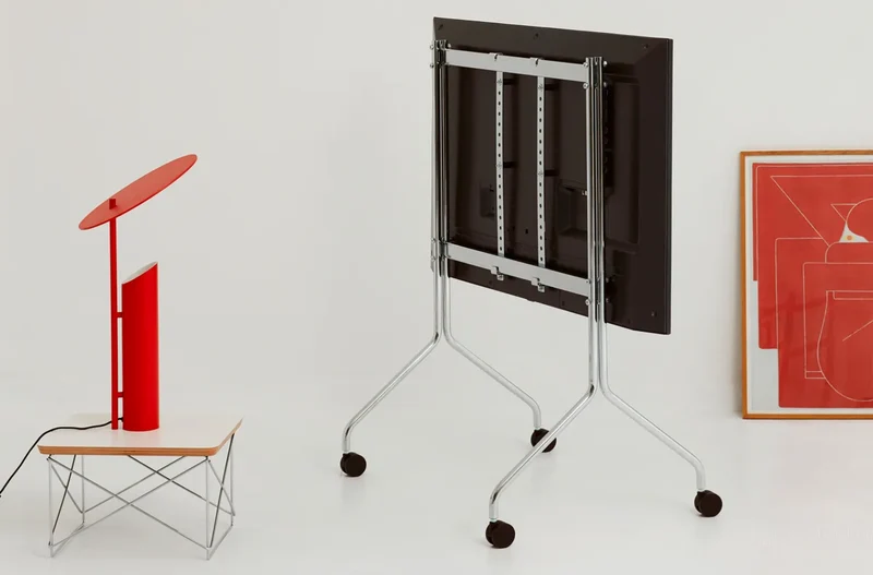 Pedestal Moon Rollin Chrome