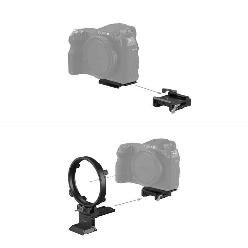 SmallRig 4305 Kit de Montage Horizontal à Vertical Rotatif pour la Série FUJIFILM GFX