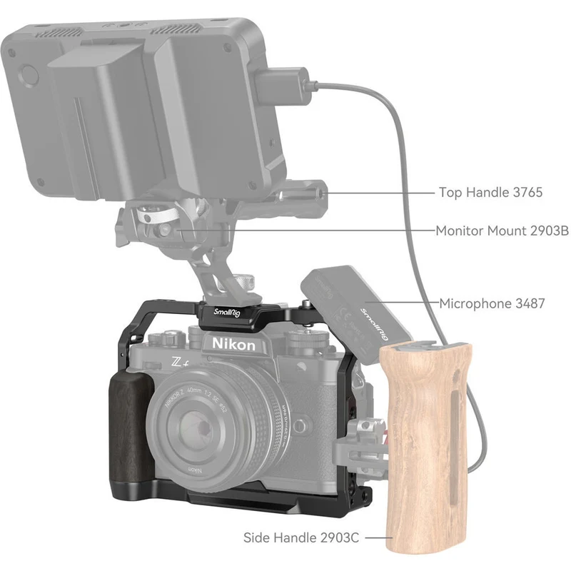 SmallRig 4261 cage à caméra pour Nikon Z f
