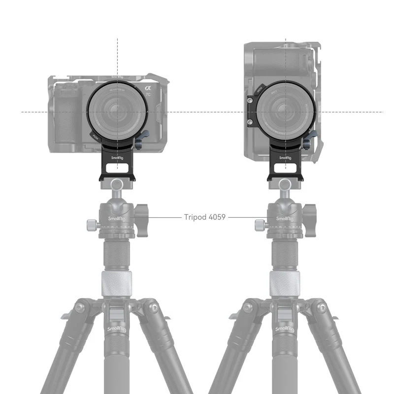 SmallRig 4424 Plaque de Montage Horizontal à Vertical pour Sony Alpha 7C II / 7CR
