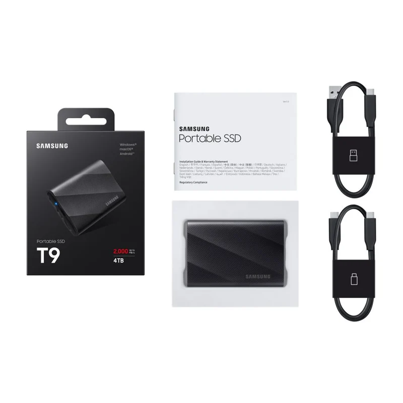 Samsung SSD portable T9 4 To noir