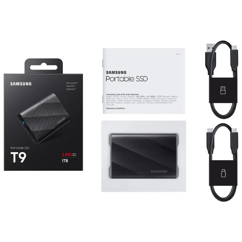 Samsung SSD portable T9 1 To noir