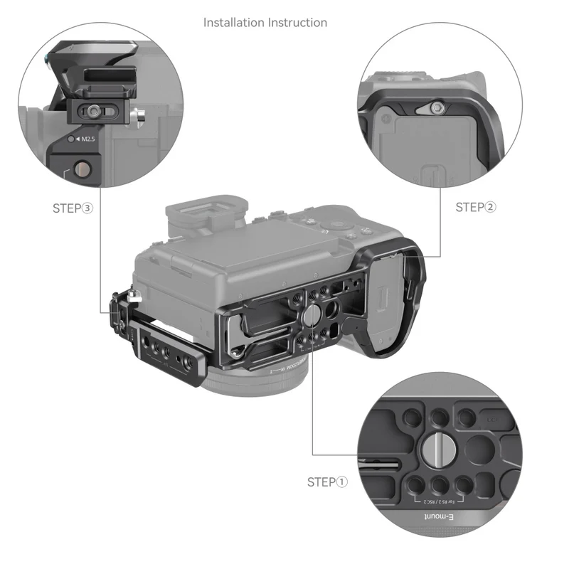 SmallRig 4308 Kit de cage à rhinocéros pour Sony Alpha 7R V / 7I V / 7S II
