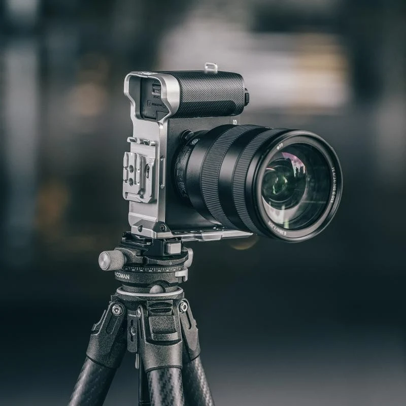 Falcam F22&F38&F50 Attache Rapide Appareil Photo Support en L Silk Argent (FOR SONY ZV-E1) C00B3503W