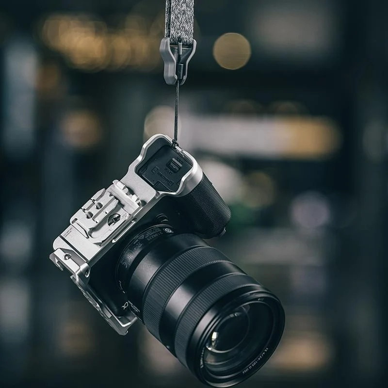 Falcam F22&F38&F50 Attache Rapide Appareil Photo Support en L Silk Argent (FOR SONY ZV-E1) C00B3503W