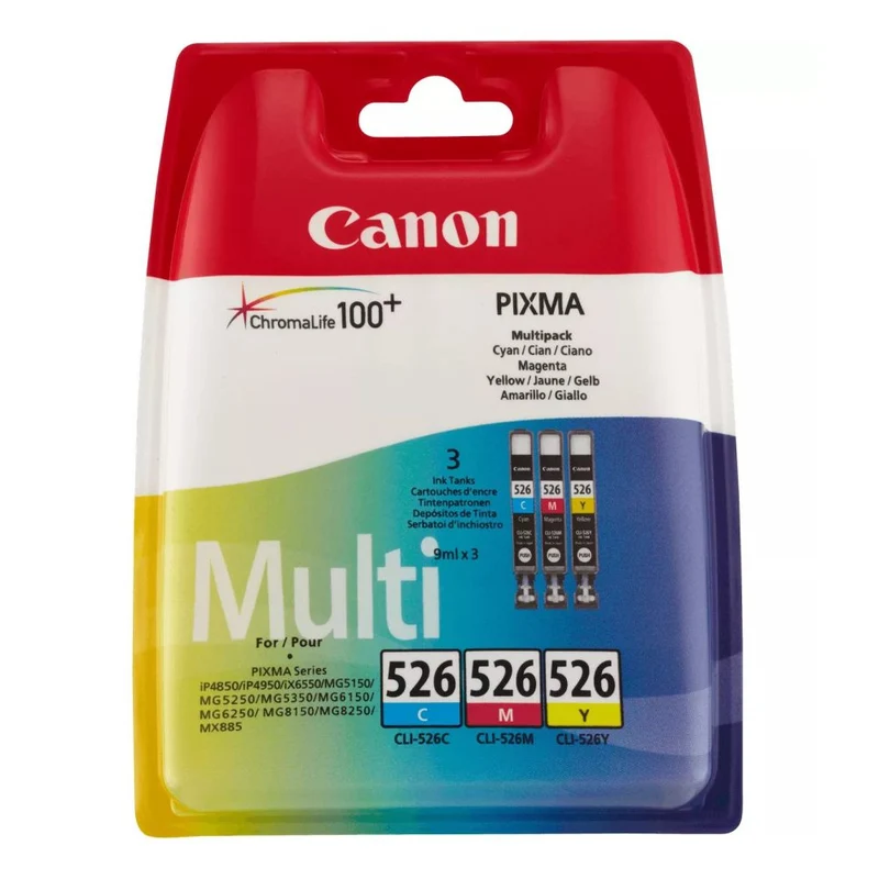 Canon CLI-526 C/M/Y multipack