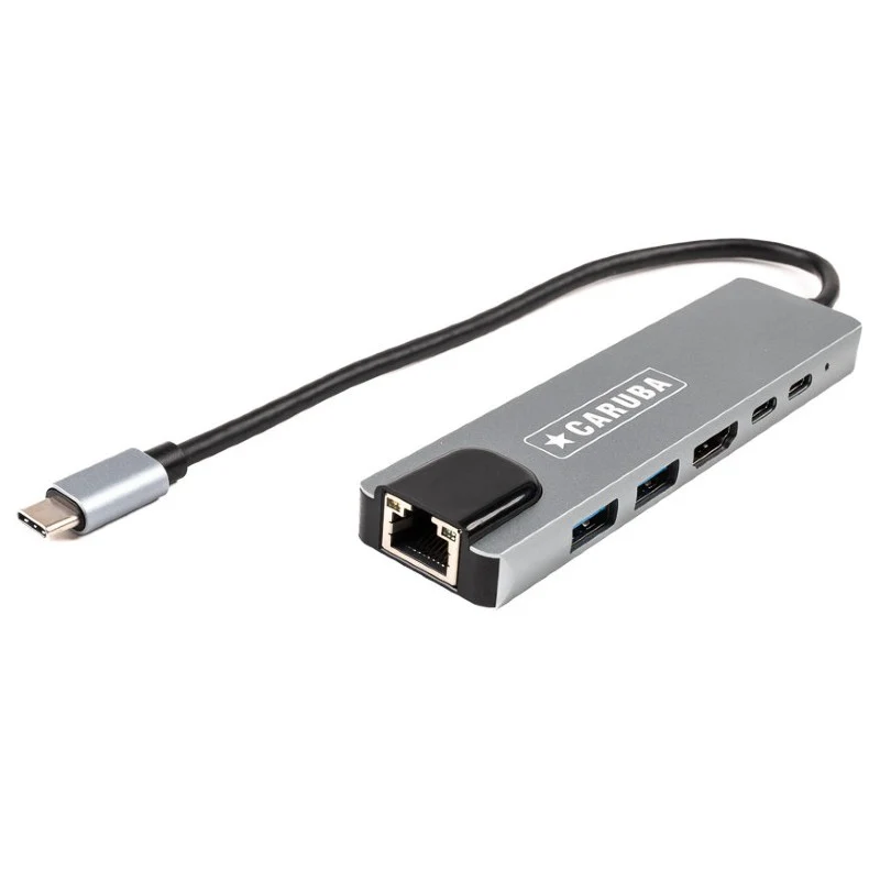 Caruba 6-in-1 USB-C Hub avec Ethernet