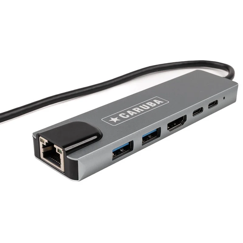 Caruba 6-in-1 USB-C Hub avec Ethernet