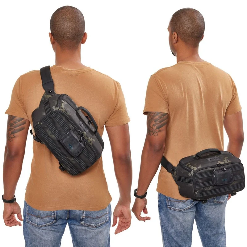 Sac à bandoulière Tenba Axis V2 6L, multicam noir