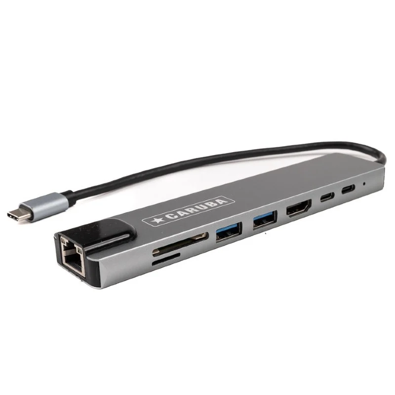 Caruba 8-in-1 USB-C Hub avec Ethernet