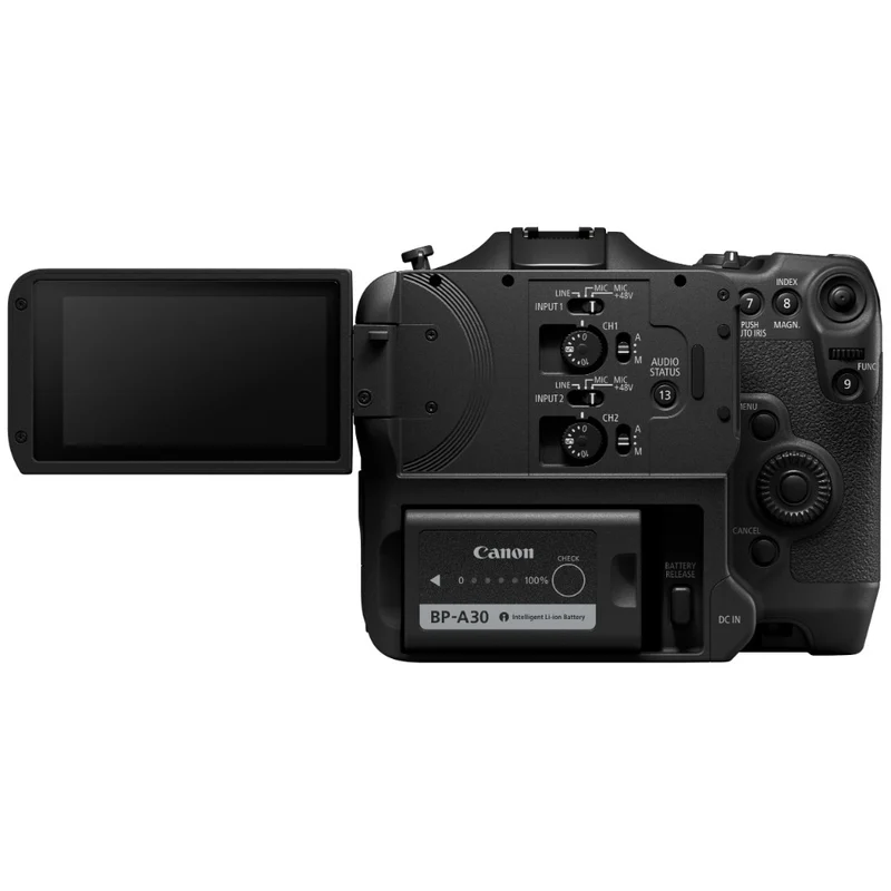 Canon EOS C70 + Adaptateur de monture EF-EOS R 0.71x + BP-A30
