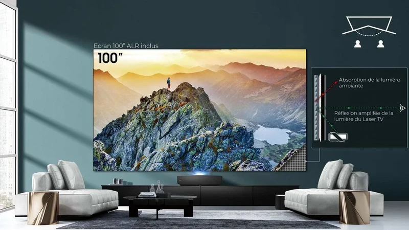Hisense 100L5HD + Écran