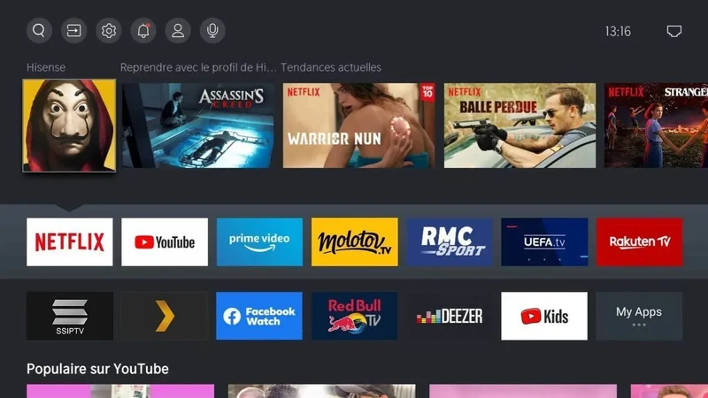Hisense 100L5HD + Écran