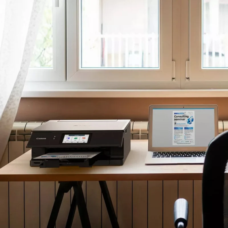 Canon PIXMA TS8750 Wi-Fi Inkjet Imprimante, Noir