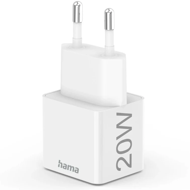 Hama Mini Chargeur USB-C 20W - Blanc