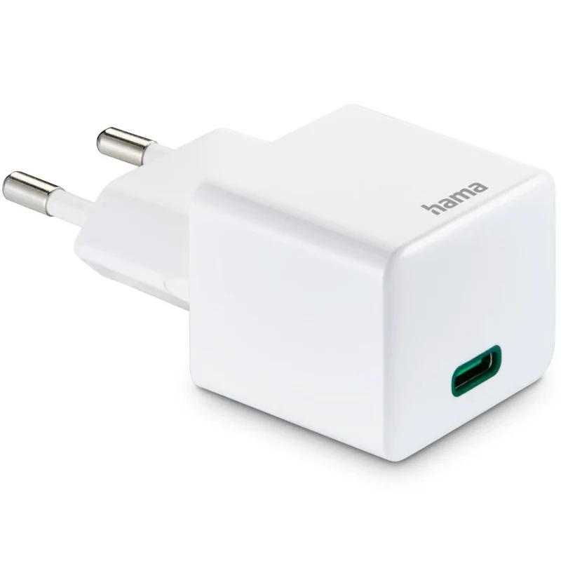 Hama Mini Chargeur USB-C 20W - Blanc