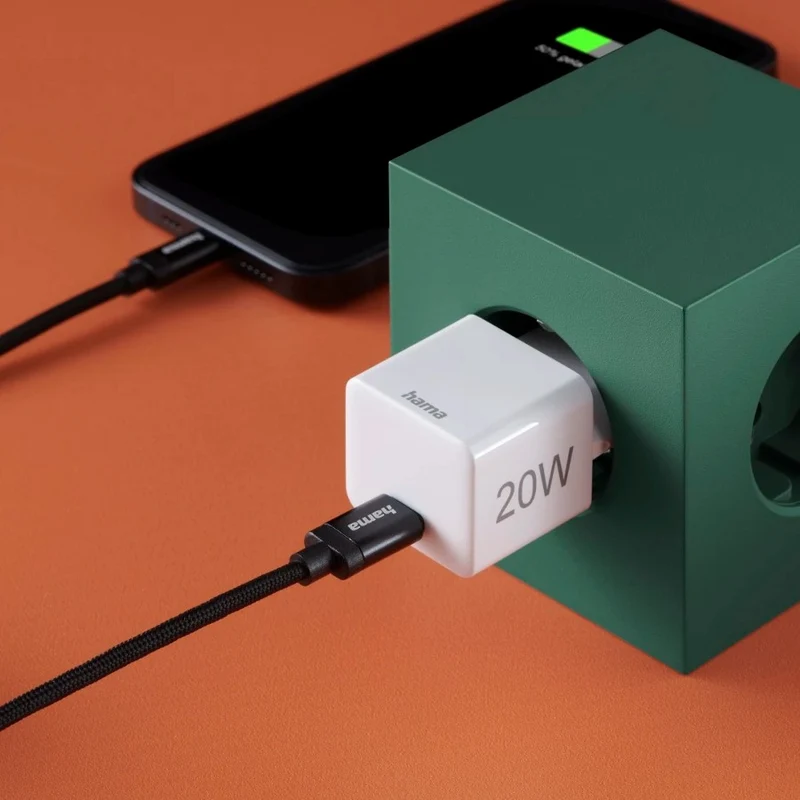 Hama Mini Chargeur USB-C 20W - Blanc